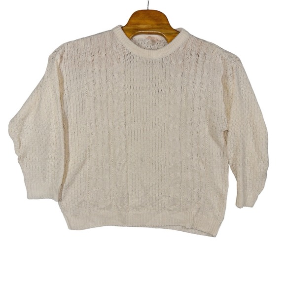 Sweaters - Australian‎ Cable Knit Acrylic Fisherman Sweater Oversized Womens One Size